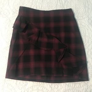 NWT Plaid Mini Skirt